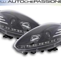 Gruppi ottici anteriori D LITE neri per ABARTH PUN