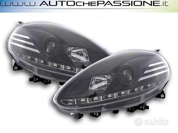 Gruppi ottici anteriori D LITE neri per ABARTH PUN