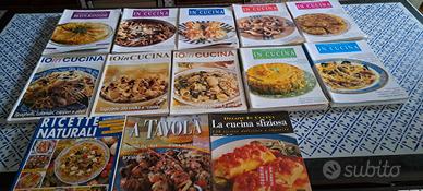  13 riviste di cucina e libro La cucina ayuverdica