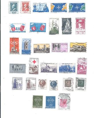 - francobolli repubblica Italia 1959 -completa
