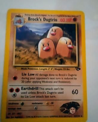 Carta Pokémon Brock's Dugtrio 22/132 