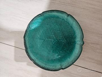 set completo di piatti a foglia
