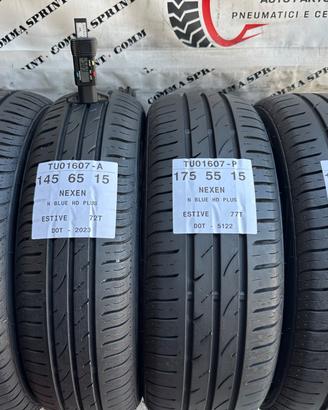 4 PNEUMATICI 145/65 R15 E 175/55 R15 NEXEN ESTIVE