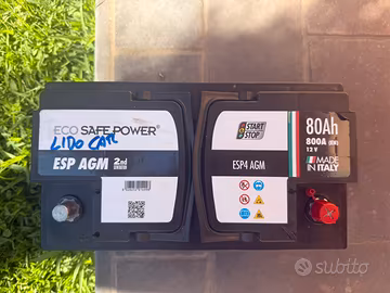 Batteria al gel per motori start and stop 80Ah