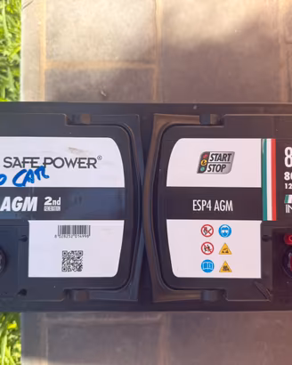 Batteria al gel per motori start and stop 80Ah