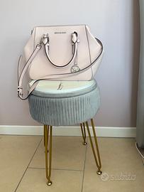 Borsa Michael Kors Charlotte Satchel rosa cipria o