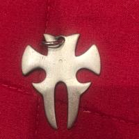 Ciondolo a tema vichingo in acciaio