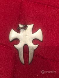 Ciondolo a tema vichingo in acciaio