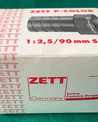 Obiettivo ZETT P-COLOR  1:2,5 / 90mm SMC