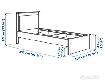 Letto singolo IKEA 