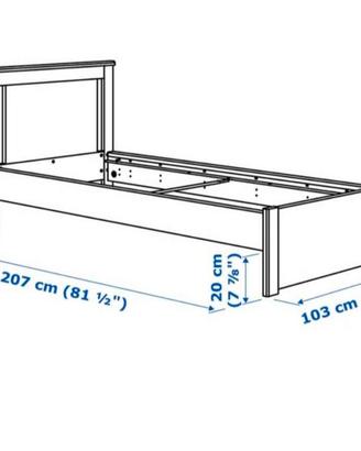 Letto singolo IKEA 