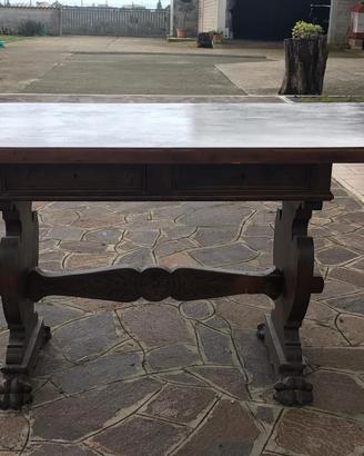 Tavolo antico+ 4 sedie
