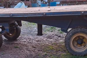 rimorchio agricolo Bossini 50 q. rib. trilaterale
