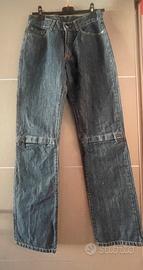Jeans donna moto Dainese con ginocchiere