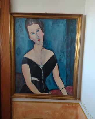 Quadro di Modigliani, stampa su tela