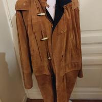 cappotto uomo in pelle camosciata 