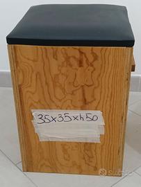 Sgabelli legno con seduta imbottita