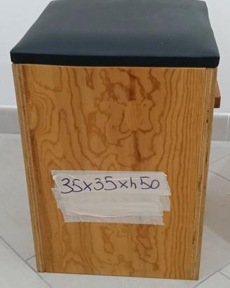Sgabelli legno con seduta imbottita