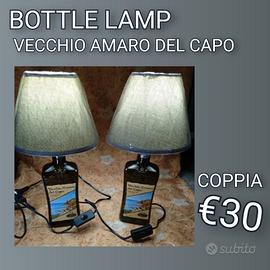 Lampade bottiglie artigianali 