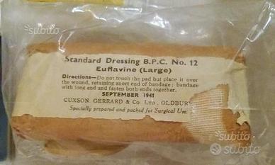 Garza chirurgica inglese vintage 1941 cuxson gerra