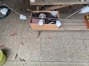 lampadario a faretti led