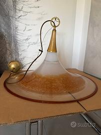 Lampadario Vintage vetro di murano anni 70