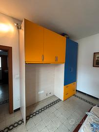 Armadio a ponte per cameretta