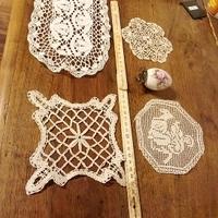 Stock 5 Pz 4 Centrini Più Ovetto In Porcellana. Bu