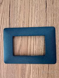 Placca btcino matix blu mercurio 3p