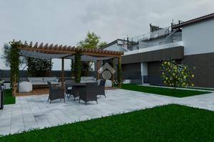 VILLA A SCHIERA A MONZA