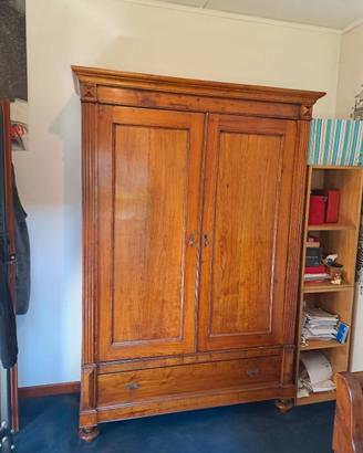 armadio antico ciliegio '900 4 pezzi