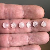 Lotto Cabochon quarzo rosa - pietra nature