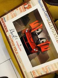 Poster ( LA FERRARI con AUTOGRAFO ) L.C.Montez