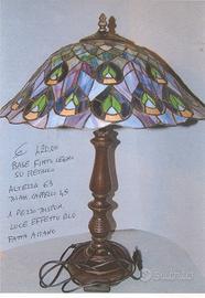 LAMPADA TIFFANY LUCE BLU