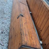 Contenitore/baùl da giardino in legno. 5 Metri 