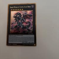 CARTA YU-GI-OH Drago Metallico Fiamma Occhi Rossi