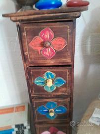 mobile asiatico legno pieno 