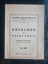 antiquariato - epoca , catalogo 1950 libri