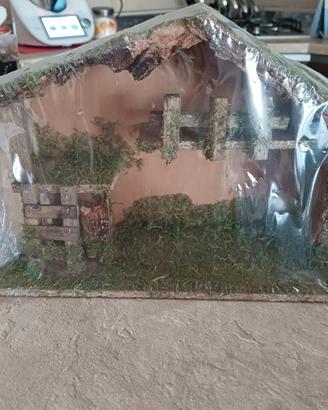 Capanna per presepe 