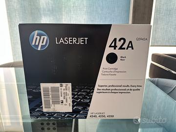 Toner Laserjet nero 42A ancora chiuso