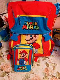 zaino Super Mario + astuccio 