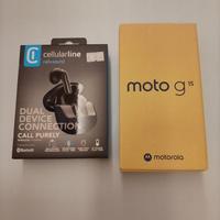 Motorola 15g con cuffiette