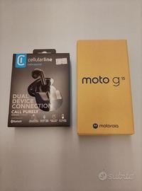 Motorola 15g con cuffiette