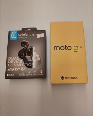 Motorola 15g con cuffiette