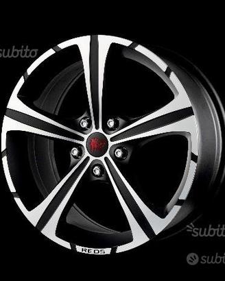 CERCHI MOMO REDS BLACK KNIGHT da 17 nuovi