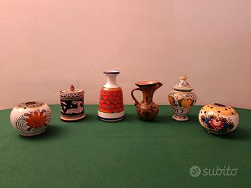 VASI CERAMICA LAVORATI E DIPINTI A MANO