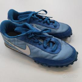 SCARPE NIKE AZZURRE SUOLA GOMMA QUADRATI
