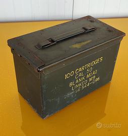 cassetta porta munizioni metallo 