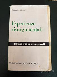 Esperienze Risorgimentali Fernando Manzotti