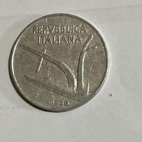 Monenta 10 lire 1956